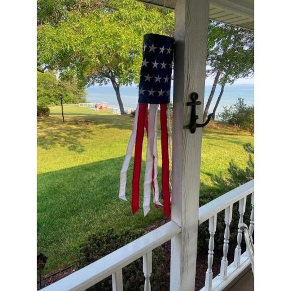 4th of July Decorations 40 Inch American Windsock Heavy Duty - Picture 1 of 1